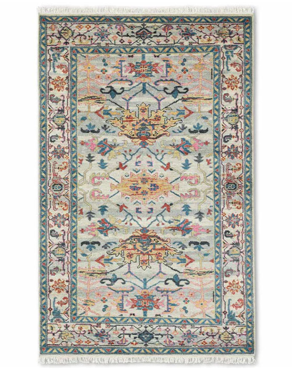 Maheep Hand Knotted Woollen Rug