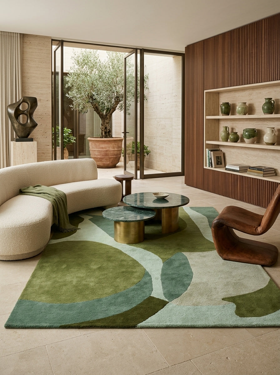 Verdant Forms Hand-Tufted Rug