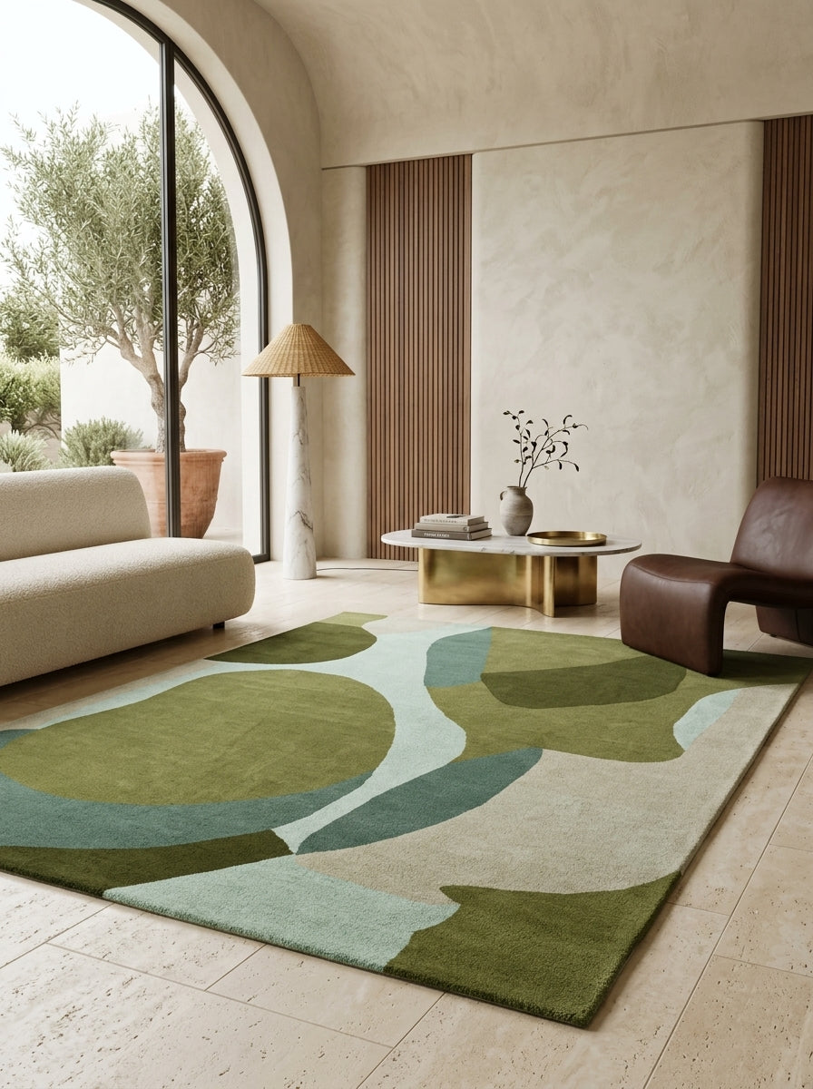 Verdant Forms Hand-Tufted Rug