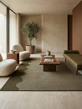 Olivine Scallop Hand-Tufted Rug