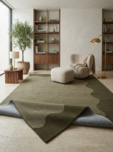 Olivine Scallop Hand-Tufted Rug