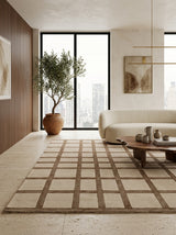 Sienna Lattice Hand-Tufted Rug
