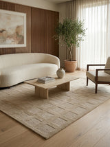 Stone Grid Hand-Tufted Rug