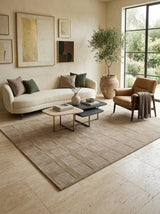 Stone Grid Hand-Tufted Rug