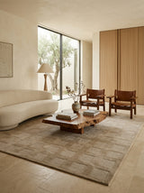 Stone Grid Hand-Tufted Rug