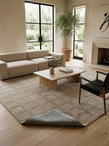Stone Grid Hand-Tufted Rug