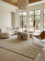 Stone Grid Hand-Tufted Rug