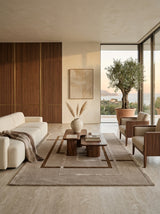 Interlock Geometry Hand-Tufted Rug