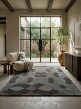 Slate Interlink Hand-Tufted Rug