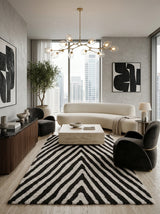 Vesper Chevron Washable Wool Rug