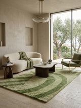Verdant Arc Washable Wool Rug