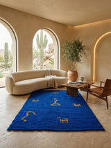 Azura Glyph Washable Wool Rug