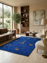Azura Glyph Washable Wool Rug