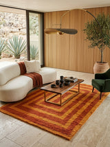 Sienna Maze Washable Wool Rug
