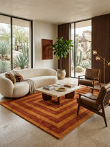 Sienna Maze Washable Wool Rug