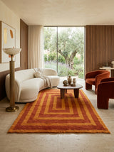 Sienna Maze Washable Wool Rug