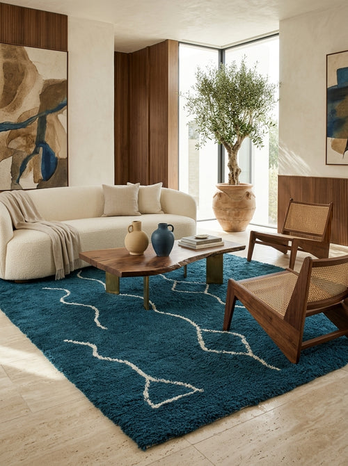 Caspian Trace Washable Wool Rug