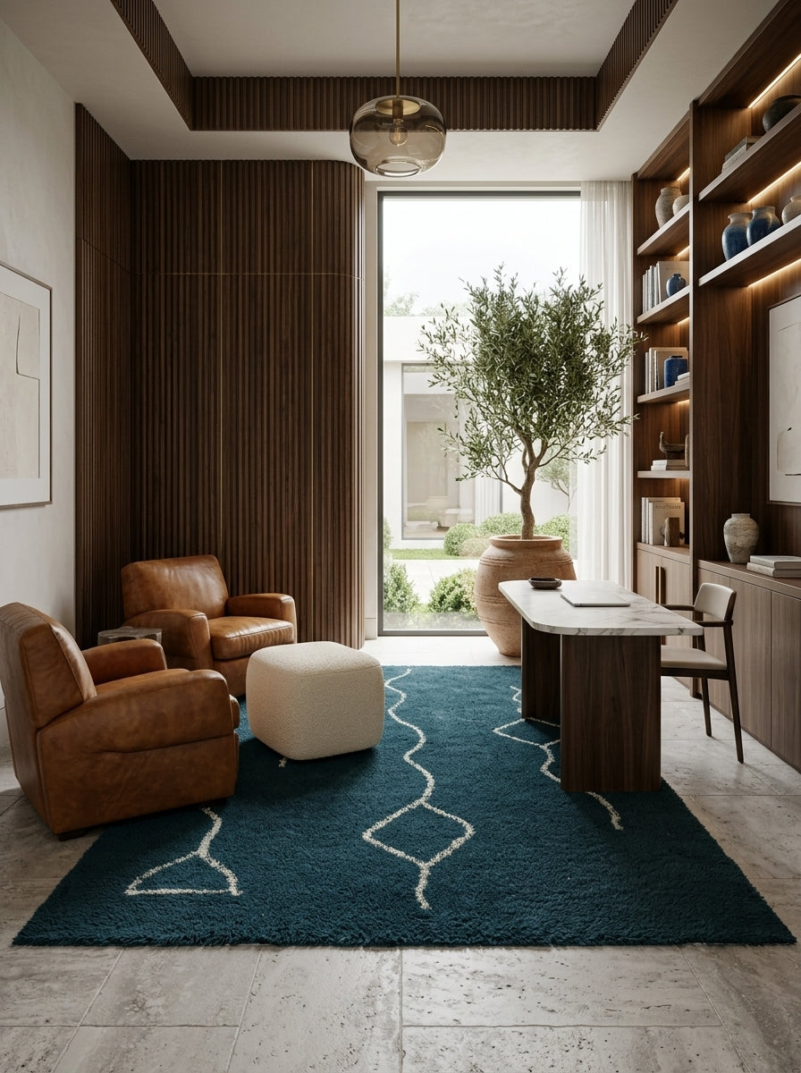 Caspian Trace Washable Wool Rug