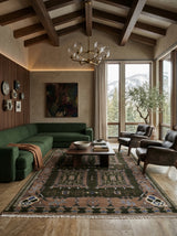 Sable Mosaic Hand-Knotted Wool Rug