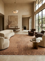 Solara Emblem Hand-Knotted Wool Rug