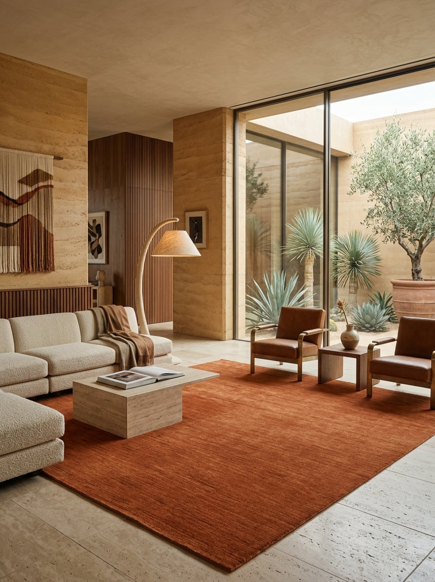 Terracotta Handloom Rug