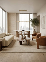 Ivory Dune Handloom Wool Rug – Natural Beige Textured Rug