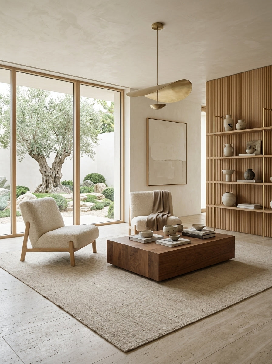 Ivory Dune Handloom Wool Rug – Natural Beige Textured Rug