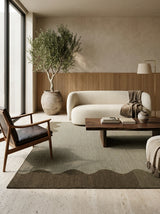 Olivine Scallop Hand-Tufted Rug